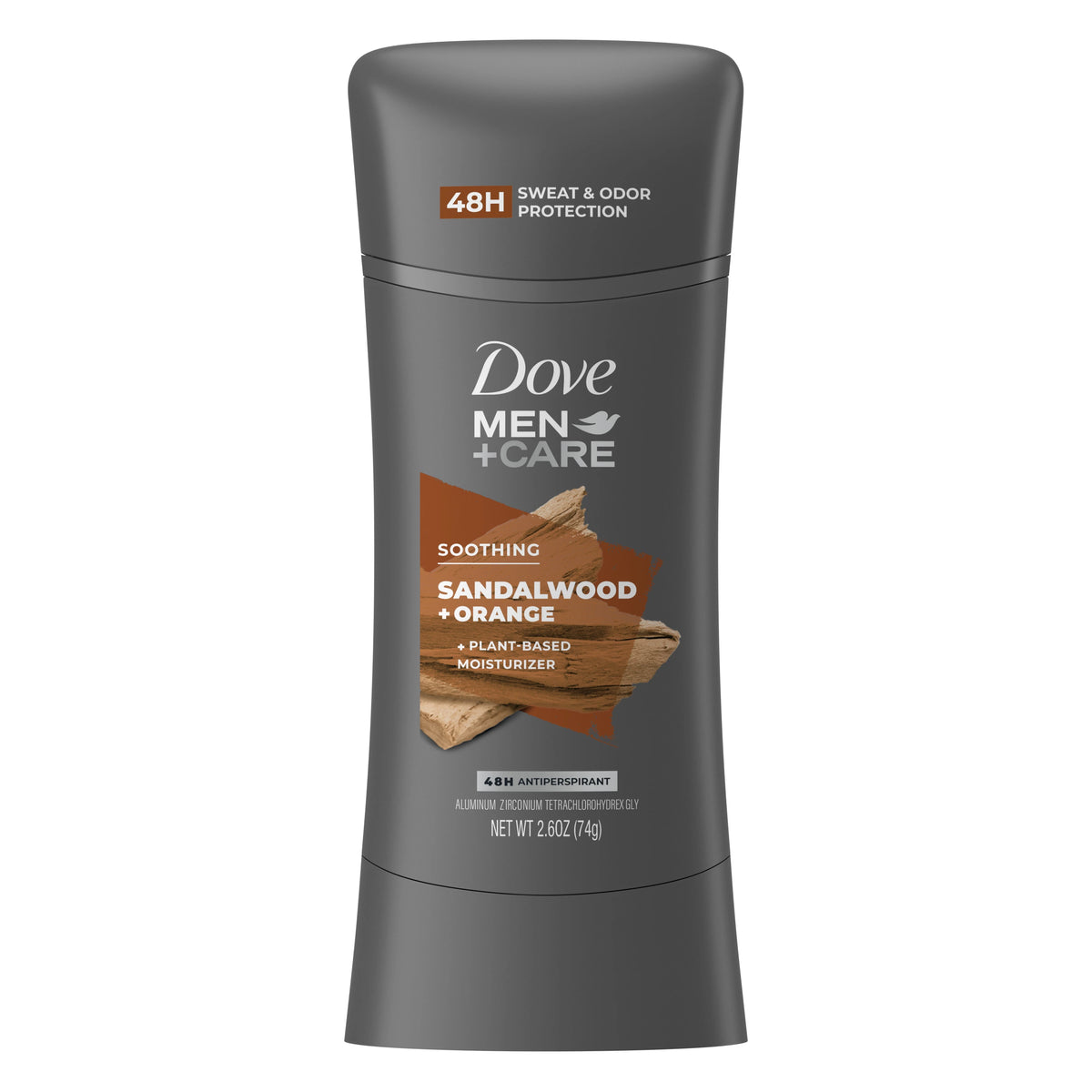 Dove Men+Care Antiperspirant Soothing SandalWood + Orange 48h Deodorant Stick ,74gm