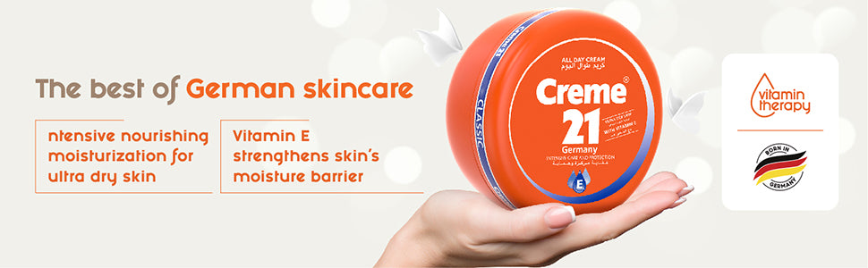 Creme 21 All Day Cream With Vitamin E Moisturizing - 150ml