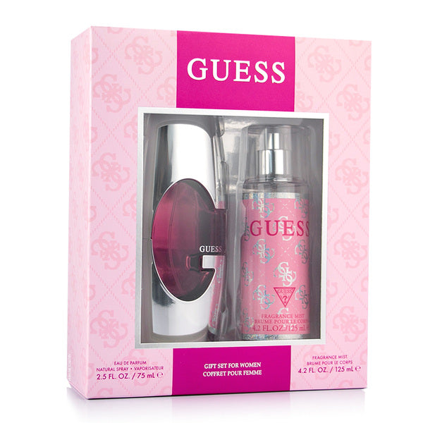 Guess Pink Women Gift Set - Eau de Parfum - (Perfume 75ml + Body Mist 125ml)