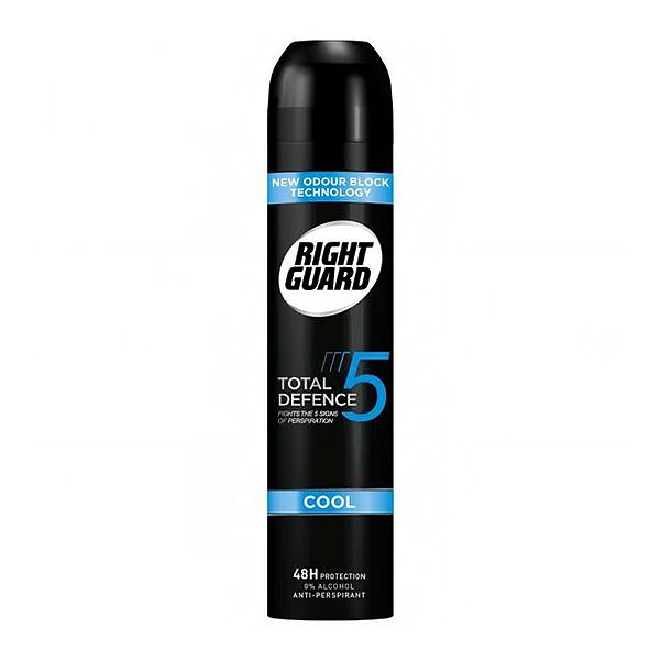 Right Guard Total Defence 5 Cool 48H Anti-Perspirant Deodorant - 250ML