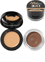 Might Cinema 3 X 1 Eyebrow Cleanser & Eyebrow Gel & Concealer (102)