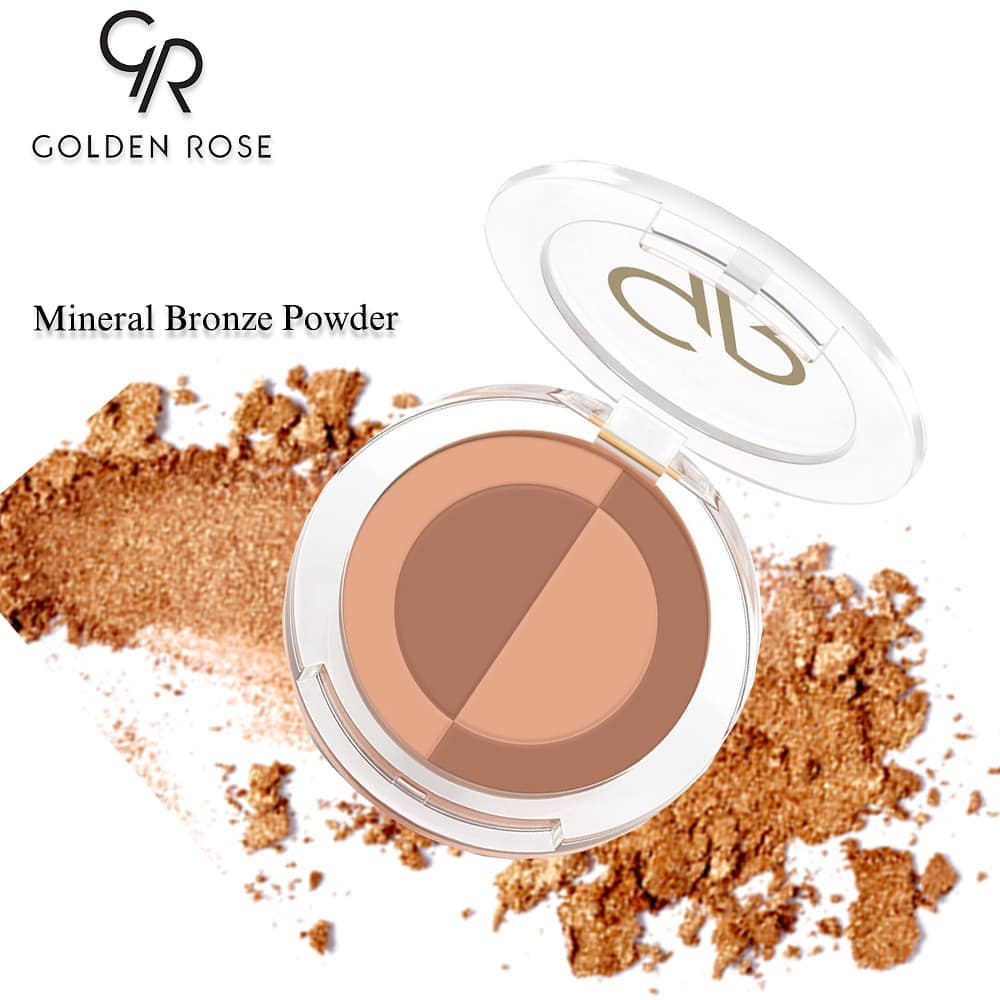 Golden Rose Mineral Bronze Powder - 01