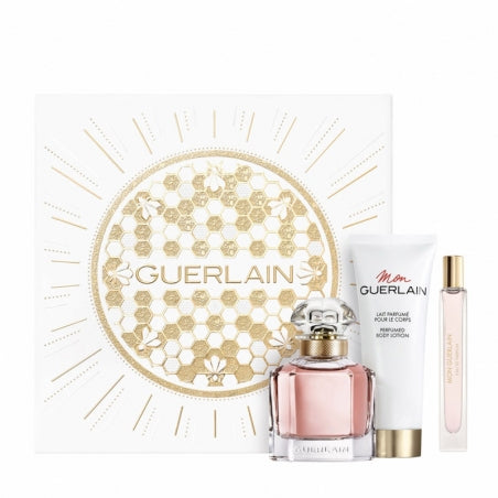 Guerlain Mon Set For Women EDP 50ml + Mini Spray 10ml + Body Lotion 75ml
