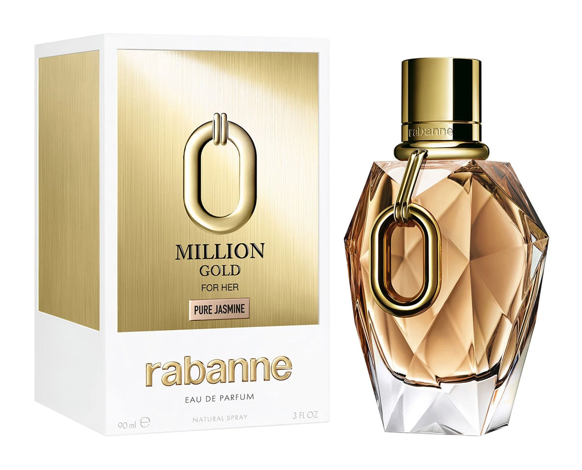 Million Gold Pure Jasmine by Paco Rabanne for Women - Eau de Parfum - 90ml