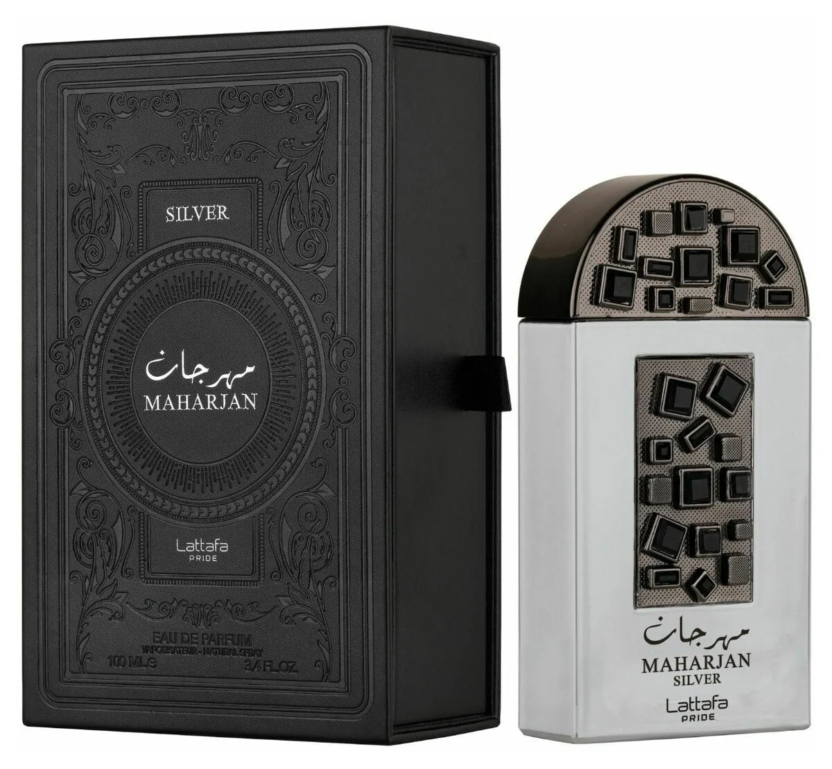 Maharjan Silver by Lattafa for Men - Eau de Parfum - 100ml