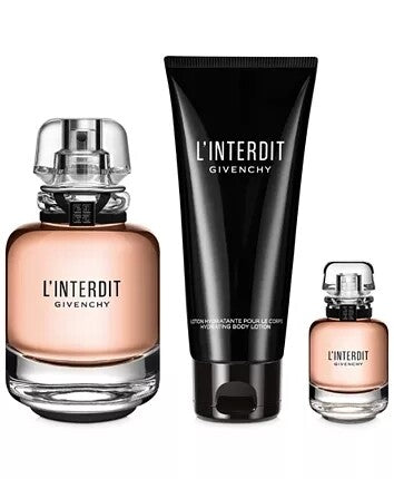 Givenchy L'interdit 3 Piece Gift Set for Women - EDP - 100ml + 10ml + 75 Body Lotion