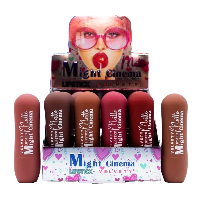 Might Cinema Matte Lipstick Velvety - 12 Colors