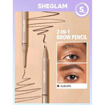 SheglamBrows On Demand 2-in-1 Brow Pencil - Auburn