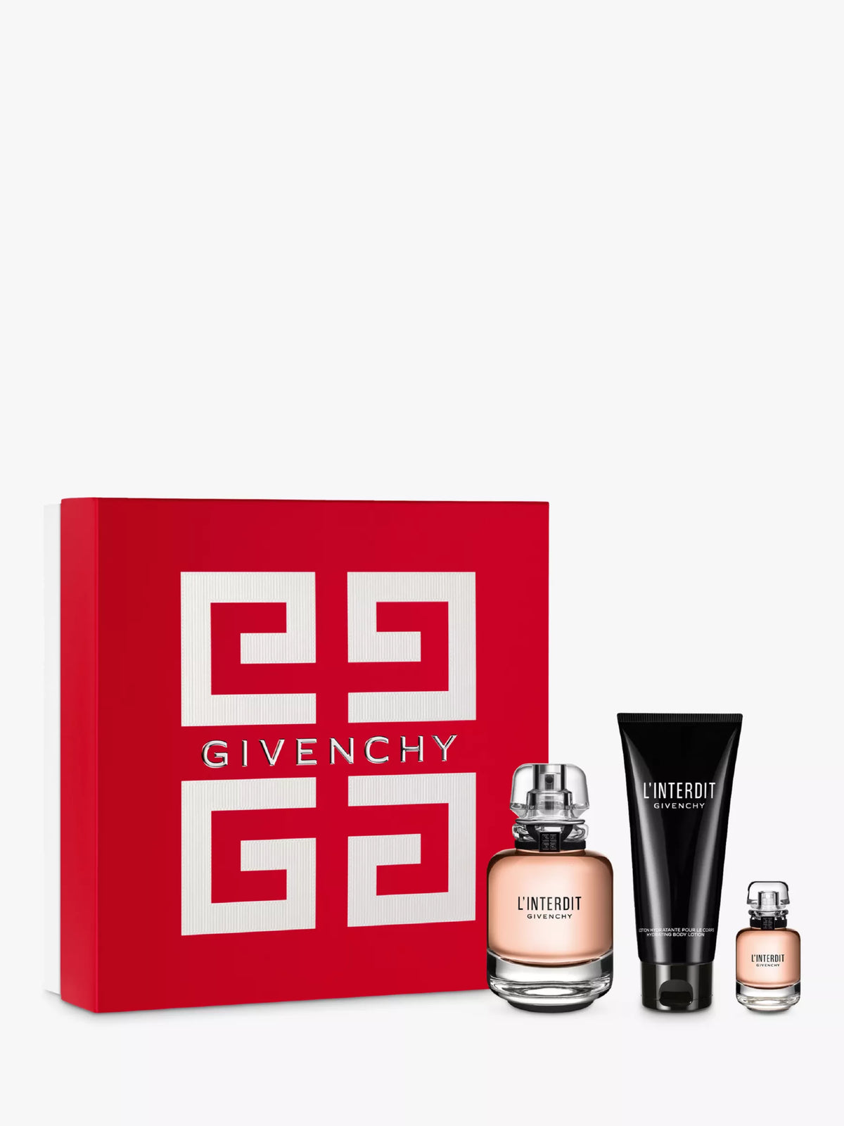 Givenchy L'interdit 3 Piece Gift Set for Women - EDP - 100ml + 10ml + 75 Body Lotion