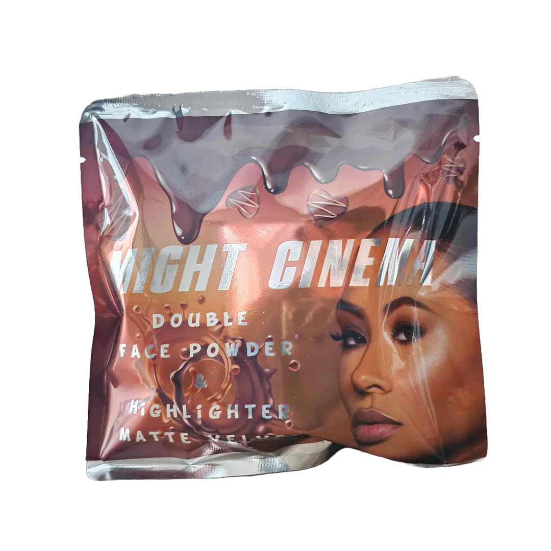 بودرة الوجه المزدوجة وهايلايتر من مايت سينما موديل : 2563 - 101