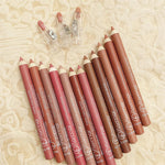 (Made in China) Generic 12 Colors Clear Lipstick Pencil Set - Rouge