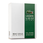 Lacoste L.12.12 Blanc Eau Intense Perfume for Men - Eau De Toilette - 100ml