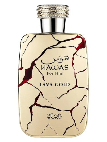 Hawas Lava Gold by Rasasi for Men - Eau de Parfum - 100ml