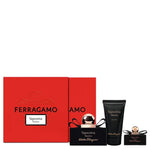 سينيورينا ميستيريوسا سلفاتوري فيراغامو للنساء - أو دو بارفان - مجموعة هدية (100 مل + 5 مل + لوشن للجسم)