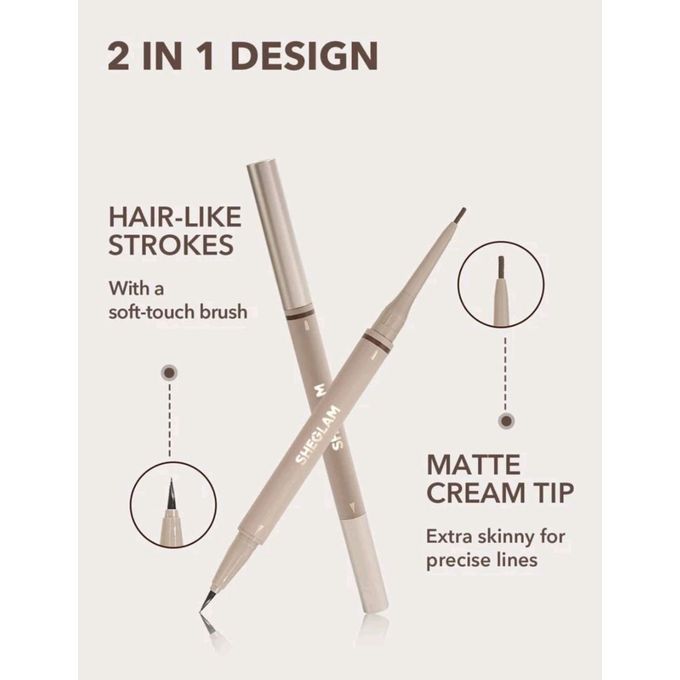 SheglamBrows On Demand 2-in-1 Brow Pencil - Auburn