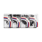 دبابيس حجاب كبيرة - 4 قطع (أسود)