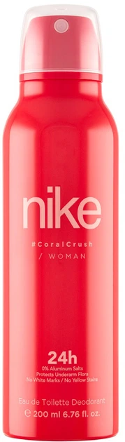 Nike Coral Crush Woman Deodorant ,Eau De Toilette , 200ML