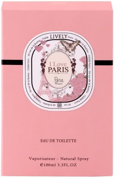 Lively I Love Paris for Women - Eau De Toilette - 100ml