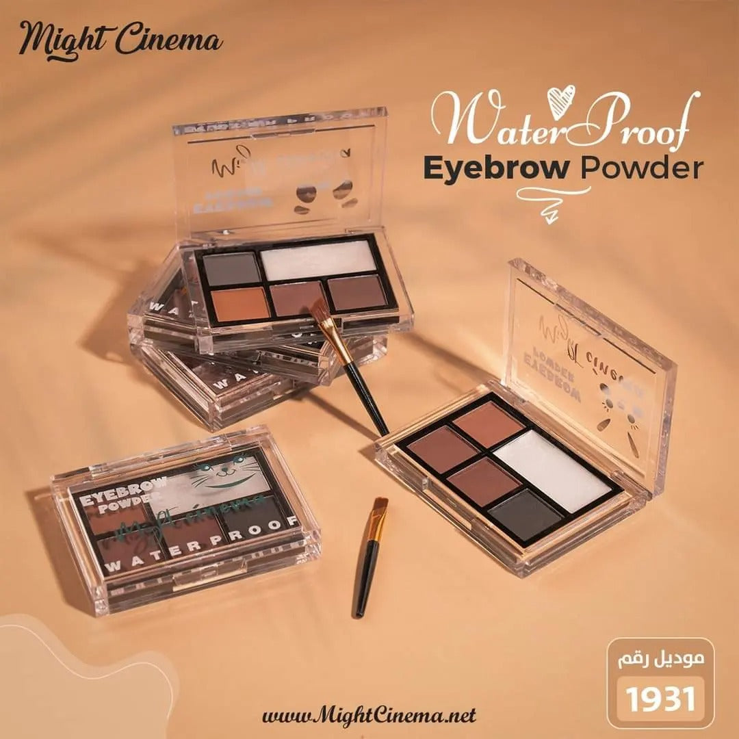 Might Cinema Eyebrow Powder With Brush Waterproof-5 Color
