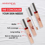 02 - Amanda Liquid Concealer – Long-Lasting Wear, Up to 12 Hours – 2.5ml
