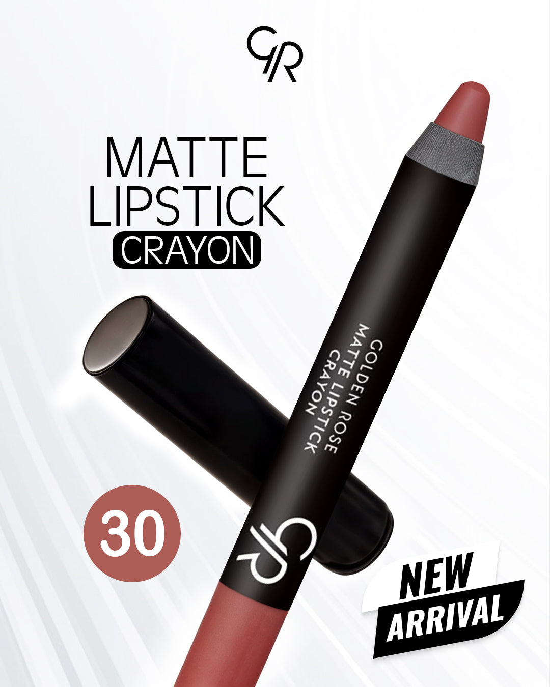 Golden Rose Matte Lipstick Crayon - No : 30