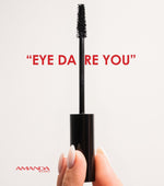 Amanda Eye Dare You Mascara Intense Black, Thicker Lashes, Concial Fiber Volume Brush