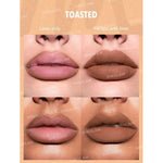 مجموعة شيغلام لتحديد الشفاه غير اللامع - قبلات الإسبريسو | يدوم طويلاً، ناعم، وخالي من القسوة (3 قطع)