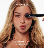 Amanda Eye Dare You Mascara Intense Black, Thicker Lashes, Concial Fiber Volume Brush