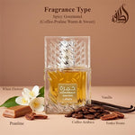 Khamrah Qahwa by Lattafa for Unisex - Eau De Parfum - 100ml