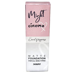 كريم أساس مايت سينما غير لامع لجميع أنواع البشرة بعامل حماية من الشمس 55 جم - 102