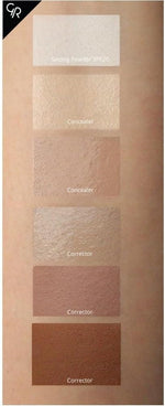 Golden Rose Correct & Conceal Concealer Cream Palette - 01 Light To Medium