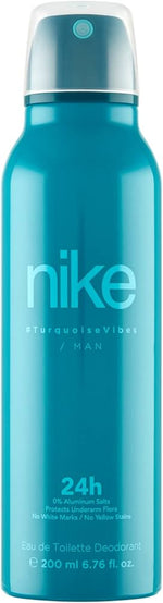 Nike Turquoise Vibes Man Deodorant Spray 24H, Eau De Toilette , 200ML