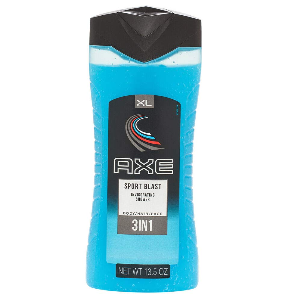 AXE Sport Blast "Invigorating Shower" 3 in 1 - Body/Hair/Face - XL - 400ml