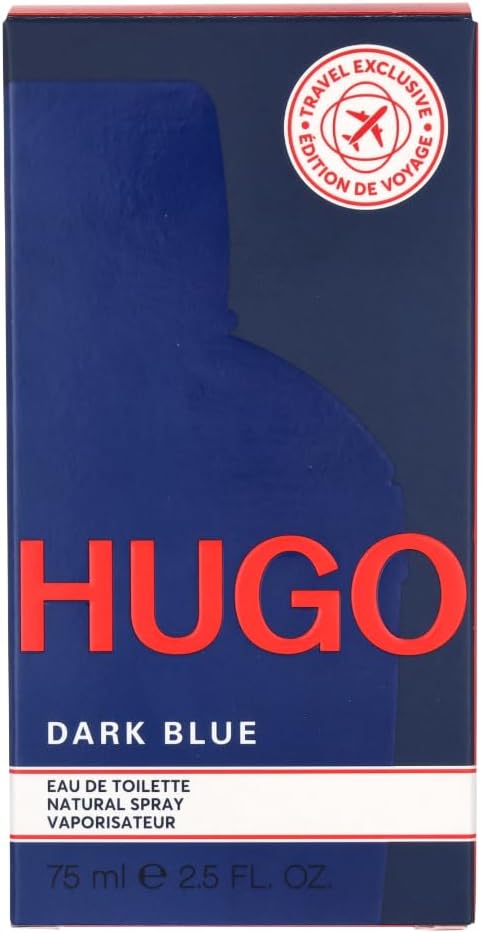 هوغو بوس دارك بلو للرجال - أو دو تواليت - 75 مل