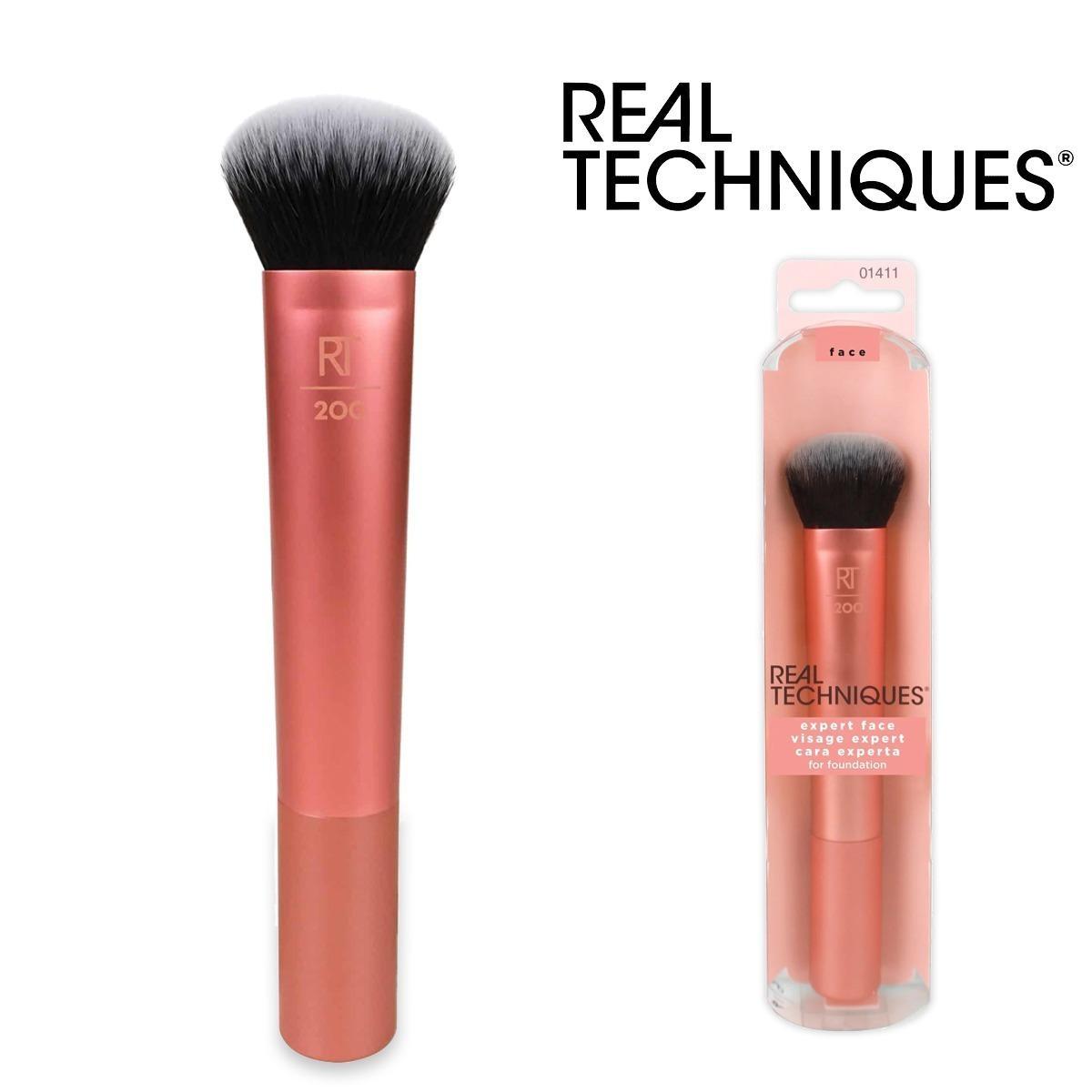 Real Technique Expert Face for Buff Liquid or Cream Foundation Brush RT200