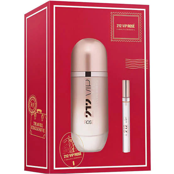 Carolina Herrera 212 VIP Rosé for Women - Eau de Parfum - Set (80ml + 10ml Travel Size)