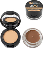 Might Cinema 3 X 1 Eyebrow Cleanser & Eyebrow Gel & Concealer (101)