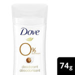 Dove 0% Aluminum Free Shea Butter Scent Deodorant Stick -74gm