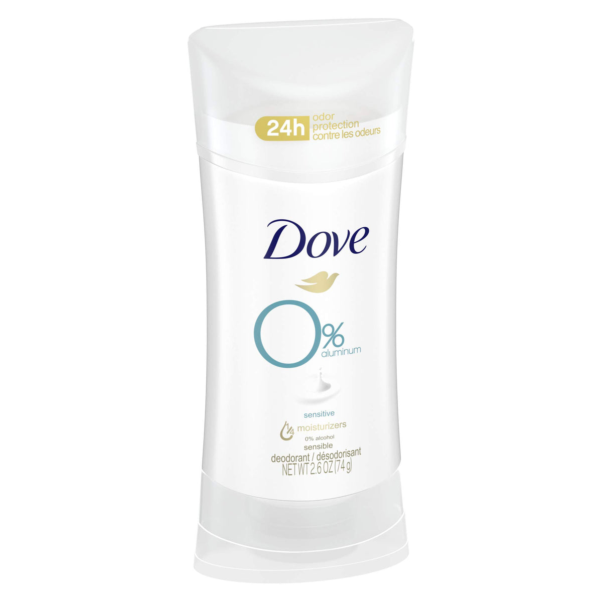 Dove 0% Aluminum Sensitive Deodorant Stick -74gm