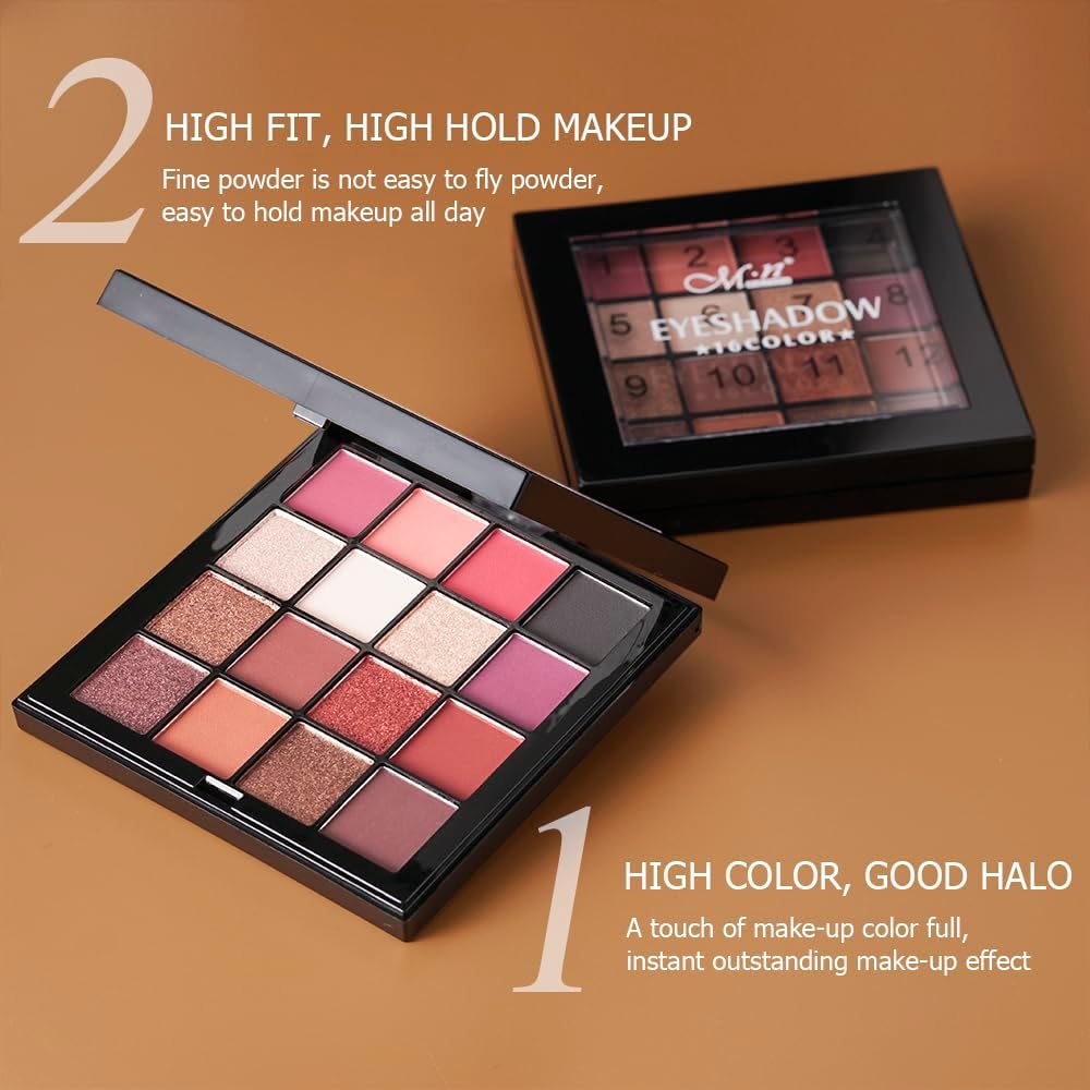 مجموعة ظلال العيون الاحترافية الجديدة من مي ناو - 16 لونًا