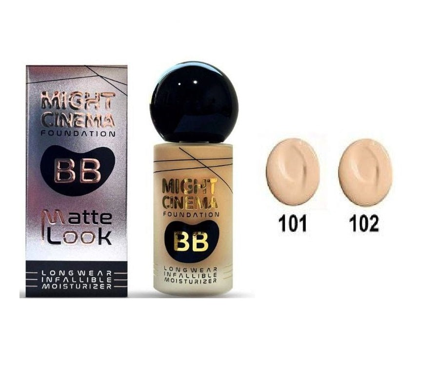 Might Cinema Foundation BB Matte Look Longwear Infallible Moisturizer (101)