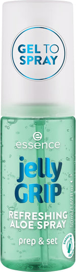 Essence Jelly Grip Refreshing Aloe Face Spray – 3-in-1 Hydrating Mist & Makeup Fixer for Women, 50ml