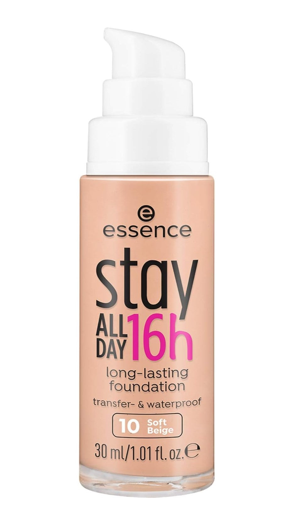 Essence Stay All Day 16H Long-Lasting Make-Up Foundation - 10 Soft Beige