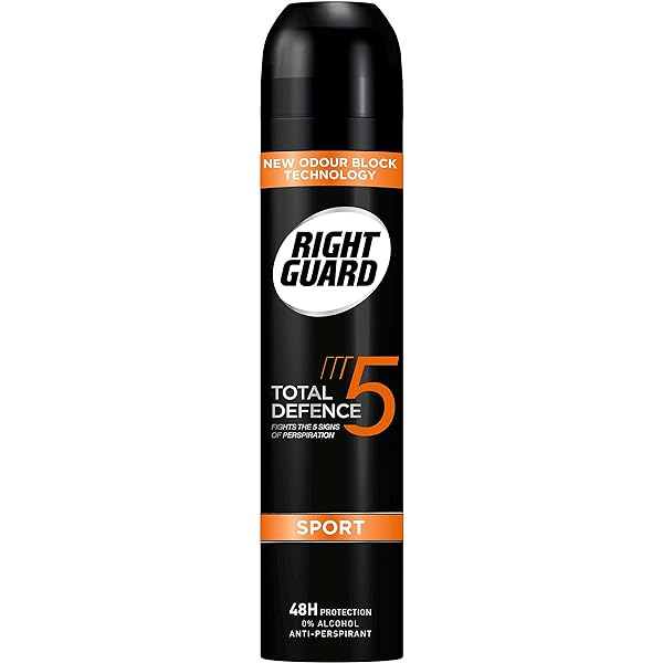 Right Guard Total Defence 5 Sport 48H Anti-Perspirant Deodorant - 250ML