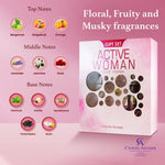 Active Woman Gift Set by Chris Adams - Eau de Parfum - (100ml EDP + Deodorant 200ml)
