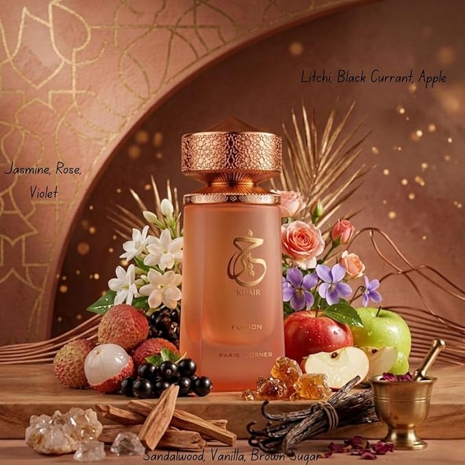 Khair Fusion by Paris Corner for Unisex - Eau de Parfum - 100ml