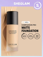 (Shell) Sheglam Matte Foundation Long lasting Breatheable - 30ml