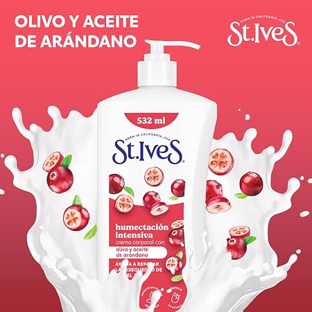 St.Ives Intensive Hydrating Olive & Cranberry Body Lotion – 532 ml