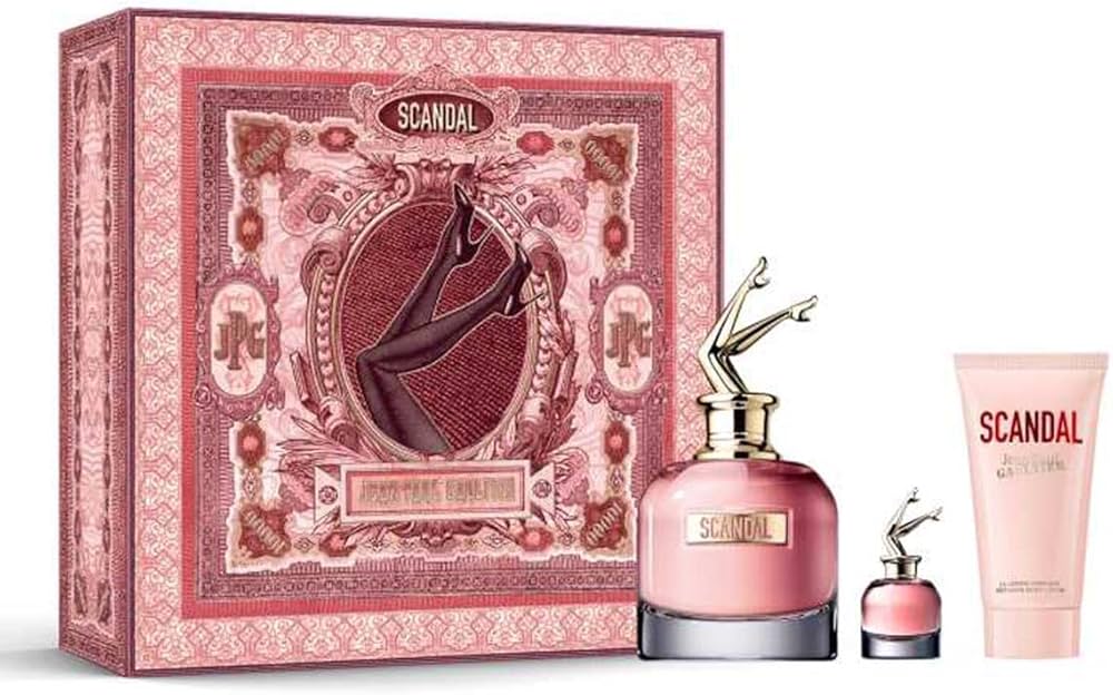 Scandal Jean Paul Gaultier Gift Set for Women - Eau De Parfum - 3Pieces