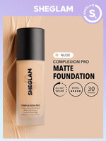 (Nude) Sheglam Matte Foundation Long lasting Breatheable - 30ml